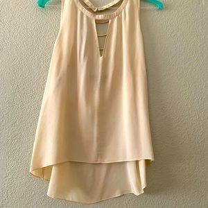 Cocktail blouse,light yellow,size L